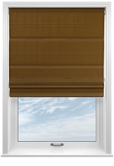 Lucerne Faux Silk, Sunlit Gold - Roman Blind